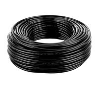 GBACHOOSE 50M Micro Irrigation Tube, I.D 4mm/O.D 6mm Drip Irrigation Line, Black Watering Tubing Hose Pipe for Garden Irrigation System