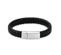 GBAFGLC Cremation Bracelet for Ashes Genuine Leather Urn Bracelet Memorial Cuff Bangle Braided Wristband Bracelets Ashes Keepsake Jewelry for Women Men (Silver, 20CM)