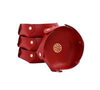 GBASDXU Fruit Basket, Fruit Dish, 4 Packs of Housewarming Plate Leather Dry Chinese Red Joy Candy Melon Seeds New Home Storage Fu Manchu(S)