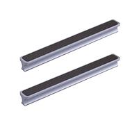 GBASDXU Leather Handles, Leather Furniture Handle 2Pcs Pull Aluminum Wardrobe Cabinet Door Handle Pulls Brown Cupboards Knobs