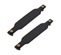 GBASDXU Leather Handles, Leather Furniture Handle2 Pcs Pull Wardrobe Cabinet Door Handle Pulls Cupboards Knobs