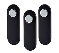 GBASDXU Leather Handles, Leather Furniture Handle3 Pcs Pull Wardrobe Cabinet Brass Nuts Door Handle Pulls Bright Chrome Copper Head Cupboards Knobs