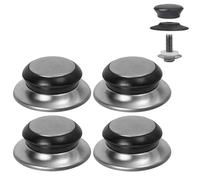 GBASDXU Replacement Pot Lid Knob, Pot Handles Replacement 4PCS Kitchen Lid Knobs Hand Grip Universal Pan Holding Tops Tools