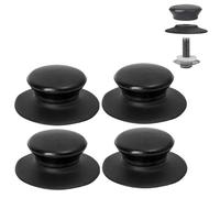 GBASDXU Replacement Pot Lid Knob, Pot Handles Replacement 4PCS Kitchen Lid Knobs Hand Grip Universal Pan Holding Tops Tools