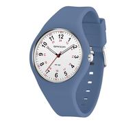 GBB Analog Unisex Watches Women's Watch with Silicone Band Ultra Silent Waterproof Sports Digital Ladies Watches Nurse Watch Students Watches with Big Face Easy Read Dial (Blue)