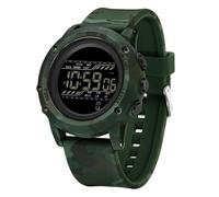GBB Digital Sports Watch, 50M Waterproof Military Tactical Watch with Calorie Counter, Pedometer, Stopwatch, LED Display, Camouflage Design, 51x49mm Dial for Students (Camouflage Green)