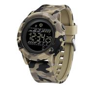 GBB Digital Sports Watch, 50M Waterproof Military Tactical Watch with Calorie Counter, Pedometer, Stopwatch, LED Display, Camouflage Design, 51x49mm Dial for Students (Camouflage Yellow)