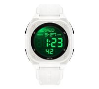 GBB Men's Digital Watch Mens Outdoor Waterproof Sport Watch Military Watches for Men Chronograph Alarm Clock and Hourly Chimes Multifunction LED Backlight (Black and White)