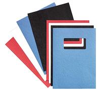 GBC LeatherGrain Binding Cover A4 250 GSM Black (Pack 50)