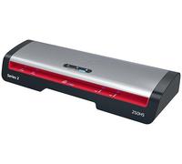 GBC 250HS Home Office A3 Laminator - High-Speed Lamination, Rapid 1-Minute Warm-Up, 75-125 Micron, Anti-jam, Auto Shut-Off, Includes 5X A4 Laminating Pouches, Black/Red, 4410071UK
