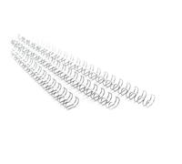 Gbc Wirebind Binding Wires, 6 mm, 55 Sheet Capacity, A4, Silver, Pack Of 100