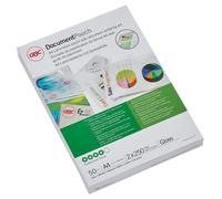 Gbc A4 2x250 Microns Laminating Envelopes 216x303 Mm 50 Units Clear