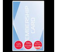 GBC Card Laminating Pouches 6090mm 2x125 Micron Gloss (100)