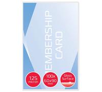 GBC 3743157 Card Laminating Pouches 6090mm 2x125 Micron Gloss 100pk
