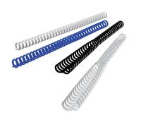 GBC ClickBind Binding Spines 8mm A4 Frosted Clear (45 Sheets Capacity, Pack of 50)