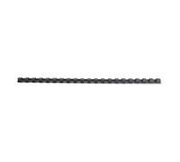 GBC 4028178 CombBind Binding Combs, 14 mm, 125 Sheet Capacity, A4, 21 Ring, Black, Pack of 100