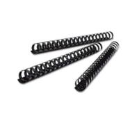 Gbc 4028182 Combbind Binding Combs, 25 mm, 225 Sheet Capacity, A4, 21 Ring, Black, Pack Of 50