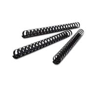 GBC 4028182 CombBind Binding Combs, 25 mm, 225 Sheet Capacity, A4, 21 Ring, Black, Pack of 50