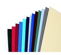 GBC 434468 Report Covers Front PVC A4 Clear and Back A4 Leathergrain White Ref CR140070 [Pack of 25x2]