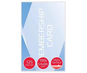 GBC 54x86mm 2x125 Micron Gloss Card Laminating Pouches, Pack of 100, 3740300