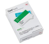 GBC 65x95mm 2x125 Micron Gloss Card Laminating Pouches, Pack of 100, 3740301