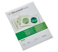 GBC A3 2x75 Micron Gloss Laminating Pouches, Pack of 25, 3740486