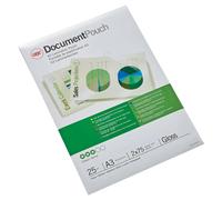 GBC Document Laminating Pouches A3 2x75 Micron Gloss (25)