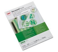 GBC A3 2x80 Micron Gloss Laminating Pouches, Pack of 100, IB583032