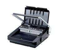 GBC A4 2101440 WireBind W18 Binding Machine, 18 Sheet Punch Capacity, 125 Sheet Binding Capacity, Black