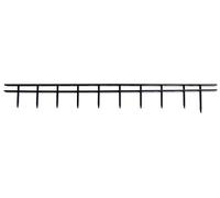 GBC A4 Black 25 mm SureBind 10 Prong Binding Strips Ref 1132850 - Pack 10 x10