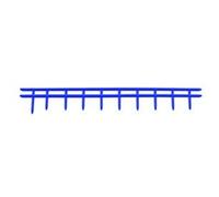 GBC A4 Blue 25mm SureBind 10 Prong Binding Strips - 1132845