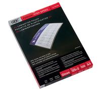 GBC HighSpeed Laminating Pouches A4 Glossy 125 microns (2 x 125) Transparent Pack of 100