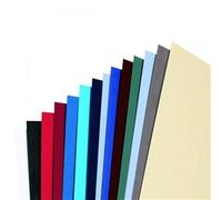 GBC Antelope Binding Covers Leather-look Plain A4 Black - CE040010