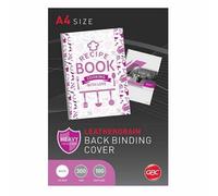 GBC Antelope Binding Covers Leather-Look Plain A4 White Ref Ce040070 Pack Of 100