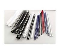 GBC Binding Combs Plastic 21 Ring 45 Sheets A4 8mm Blue - 4028234