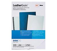 GBC Antelope Binding Covers Leather-look Plain A4 White - CE040070
