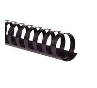 GBC Binding Spines/Spirals/Coils, 1" Diameter, 225 Sheet Capacity, CombBind, Black, 100 Pack (4000118)