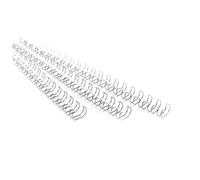 GBC 34-Loop 6mm A4 Binding Wires Silver (Pack of 100) RG810497