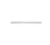 Gbc Wire Us Pitch Comb 6 Mm 100 Units Silver Kids