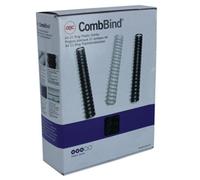 GBC Black CombBind 16mm Binding Combs (100 Pack)
