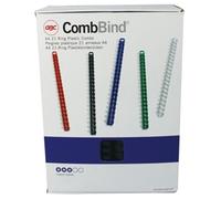 Gbc Din A4 22 Mm Binding Comb 100 Units Black Kids