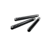 GBC 4028182 CombBind Binding Combs, 25 mm, 225 Sheet Capacity, A4, 21 Ring, Black, Pack of 50