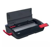 GBC CombBind CB12 Manual Binding Machine - Binds 165 A5/A4 Sheets, Compact and Lightweight Design, Punches 12 Sheets, Black/Silver, 4410060
