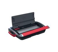 GBC CombBind CB15 Manual Binding Machine - Binds 165 A5/A4 Sheets, Compact and Lightweight Design, Punches 15 Sheets, Black/Silver, 4410061