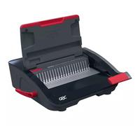 GBC CombBind CB20 Manual Binding Machine - Binds 240 A5/A4 Sheets, Compact and Lightweight Design, Punches 20 Sheets, Black/Silver, 4410062