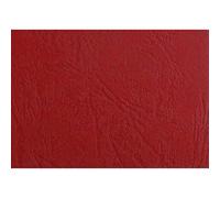 GBC CE040031 A4 Leather Grain Binding Covers 250gsm - Red