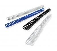 GBC ClickBind Binding Spines, 16 mm, 145 Sheet Capacity, A4, 34 Ring, Black, 387357E