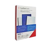 GBC CN040030 Cover Leather Grain Retail Pack A4 Card 250 g/m² Pack of 25 Red