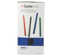 Gbc Combbind A4 14MM Comb BLK PK100