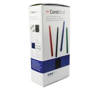 GBC CombBind Binding Combs, 12 mm, 95 Sheet Capacity, A4, 21 Ring, Black, Pack of 100, 4028177
